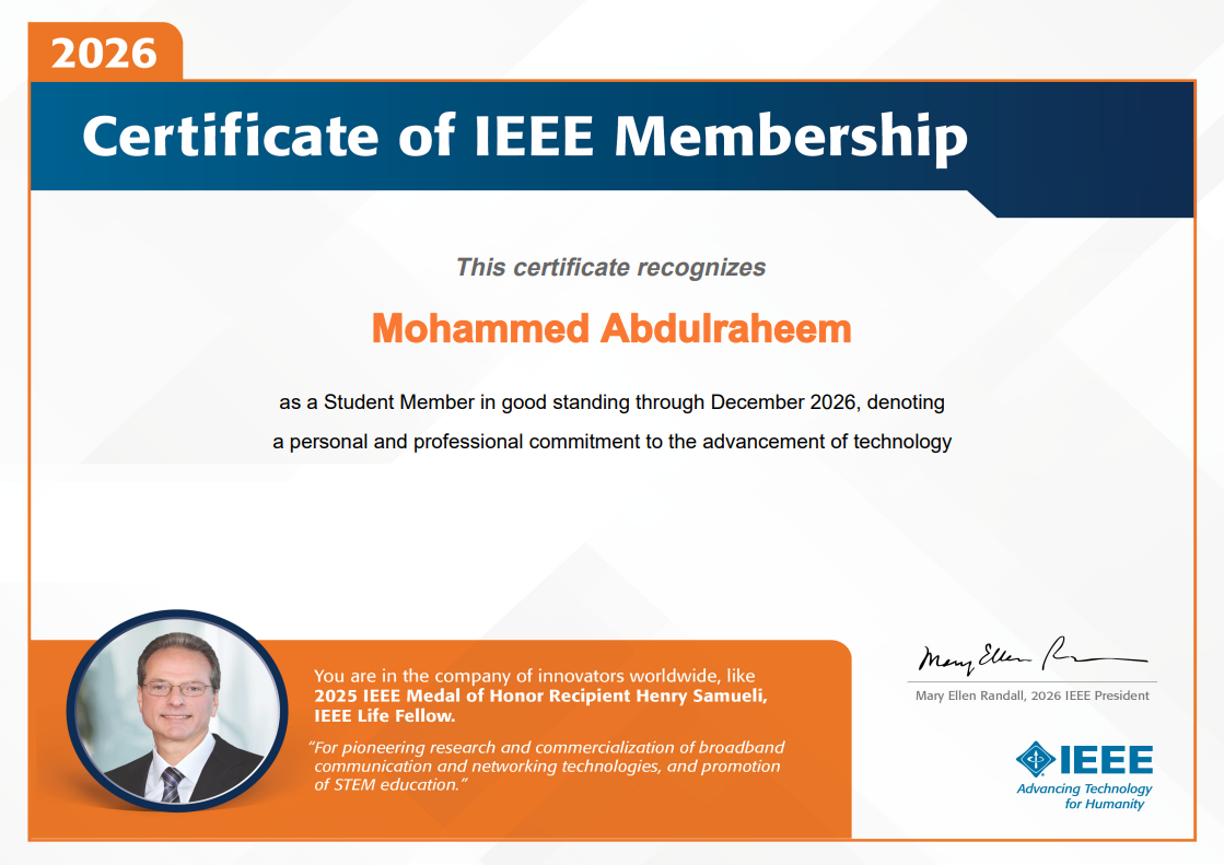 IEEE Certificate